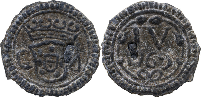 Portuguese India
D. José I (1750-1777) 
 IV Reis 1769 Tutenaga Goa 
 A: G Shield...