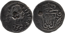 Portuguese India
D. José I (1750-1777)
 1/2 Pardau (150 Reis) 1755 AR Goa 
 A: (IOZE) PH.1.R.P. 1755 
 R: Shield 
 AG: 45.03 - 2.92g, Good Fine