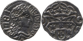 Portuguese India
D. José I (1750-1777)
 1/2 Pardau (150 Reis) 1781 Ag Goa 
 A: 1781 MEIO PARDAO 
 R: Shield 
 AG: 46.06 - 2.64g, Extremely Fine