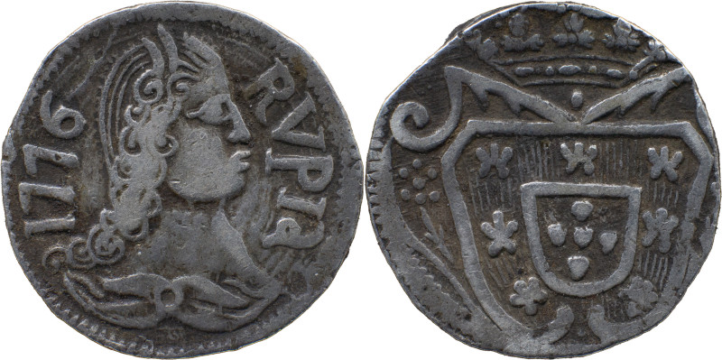 Portuguese India
D. José I (1750-1777)
 Rupia (600 Reis) 1776 Ag Goa 
 A: 1776 R...