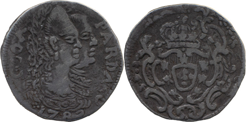 Portuguese India 
 D. Maria I and D. Pedro III (1777-1786) 
 Pardau (300 Reis) 1...