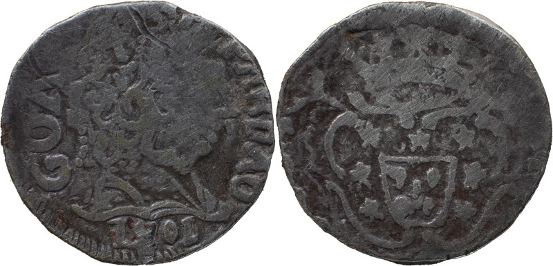 Portuguese India 
 D. Maria I (1786-1799) 
 Pardau (300 Reis) 1801 Ag, Goa 
 A: ...