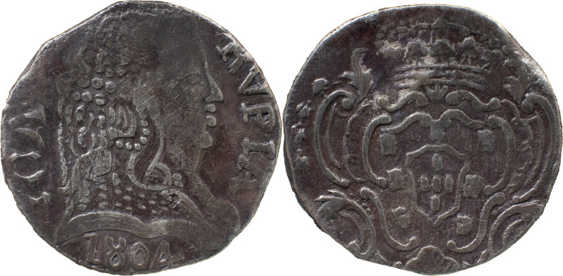 Portuguese India 
 D. Maria I (1786-1799)
 Rupia (600 Reis) 1804 Ag Goa, Rupia (...
