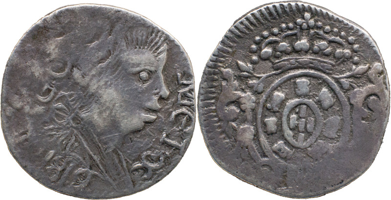 Portuguese India 
 D. João P.R. (1799-1816)
 1/2 Xerafim (150 Reis) 1819 Ag, Goa...