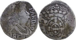 Portuguese India 
 D. João P.R. (1799-1816)
 Pardau (300 Reis) 1817 Ag Goa 
 A: (DGOA) PARDAO / 1817 
 R: Shield 
 AG: 15.09 - 5.49g, Very Fine