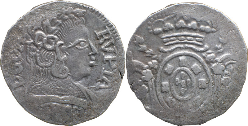 Portuguese India 
 D. João P.R. (1799-1816) 
 Rvpia (600 Reis) 1807 Ag Goa 
 A: ...