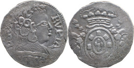 Portuguese India 
 D. João P.R. (1799-1816) 
 Rvpia (600 Reis) 1807 Ag Goa 
 A: DGOA RVPIA /1807 
 R: Shield 
 AG: 17.02 -10.88g, Very Fine