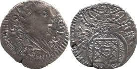 Portuguese India 
 D. João VI (1816-1826) 
 1/2 Xerafim (150 Reis) 1818 Ag Goa 
 A: GOA MEIX /1818 
 R: Shield 
 AG: 30.01 - 2.70g, Very Fine
