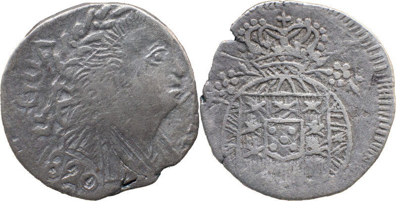 Portuguese India 
 D. João VI (1816-1826) 
 Pardau (300 Reis) 1820 Ag Goa 
 A: G...