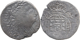 Portuguese India 
 D. João VI (1816-1826) 
 Pardau (300 Reis) 1820 Ag Goa 
 A: GOA (PARDAO) 1820 
 R: Shield 
 AG: 31.03 - 5.37g, Very Fine