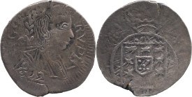 Portuguese India 
 D. João VI (1816-1826) 
 Rupia (600 Reis) 1822 Ag Goa 
 A: GOA RVPIA 1822 
 R: Shield 
 AG: 32.04 - 10.14g, Very Fine