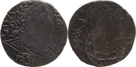 Portuguese India 
 D. Miguel I (1828-1834) 
 Rupia (600 Reis) 1831 Ag Goa 
 A: GOA RVPIA / 1831 
 R: Shield 
 AG: 05.03 - 10.95g, Good Very Fine