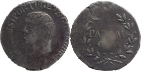 Portuguese India 
 D.Luis I (1861-1889) 
 Pardau (300 Reis) 1868 Ag Goa 
 A: LUDOVICUSIPORTUGETALGARBREX/1868 
 R: PARDAU GOA 
 AG: 01.02 - 5.48g, Ver...