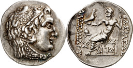 (175-125 a.C.). A nombre de Alejandro Magno. Mesembria. Tetradracma. (S. falta) (CNG. III, 1568). 16,54 g. MBC+.