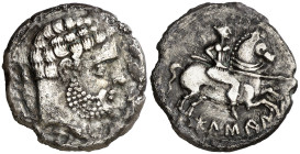 Bolscan (Huesca). Denario. (FAB. 1914) (ACIP. 1412). Oxidaciones limpiadas. 3,78 g. (MBC+).