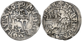 Reyes Católicos. Toledo. 1/2 real. (AC. 276). Anterior a la Pragmática. Leones sin corona. Ex Colección Isabel de Trastámara 13/12/2018, nº 1207. Rarí...