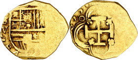 ¿1615?. Felipe III. Sevilla. V. 2 escudos. (AC. ¿1071?). 6,64 g. MBC-.
