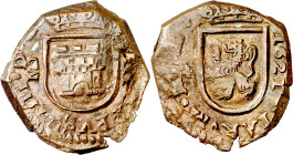 1621. Felipe IV. MD (Madrid). 8 maravedís. (AC. 345). Buen ejemplar. Ex Áureo 17/12/2003, nº 573. Escasa así. 5,89 g. MBC+.