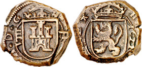 1622. Felipe IV. Segovia. 8 maravedís. (AC. 377). Atractiva. Ex Áureo 20/09/2001, nº 1232. 8 g. MBC+/EBC-.