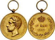 1902. Alfonso XIII. Medalla de Proclamación o Jura. (V. 598 var metal y grabador) (Cano 158 var metal y grabador). Grabador: J. M. R. (¿Jacinto Morató...
