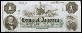 Estados Unidos. Rhode Island. 18... Bank of America. 1 dólar. Raro. S/C-.