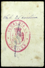 Juviles (Granada). Alcaldía. 25 céntimos. (KG. falta) (RGH. 3076). Vale manuscrito. Rarísimo. MBC-.