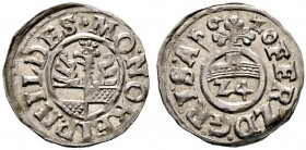 Hildesheim, Stadt. Groschen zu 1/24 Taler 1620. Mit Titulatur Kaiser Ferdinand II. Buck/Bahrf. 168.
 prägefrisches Prachtexemplar