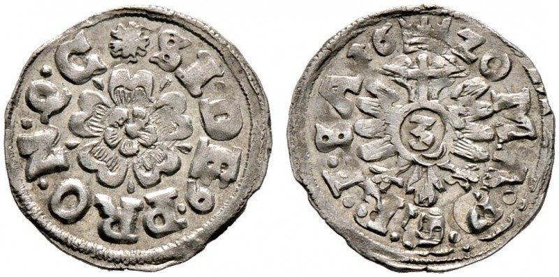Lippe-Detmold. Simon VII. 1613-1627. Kipper-Groschen zu 3 Kreuzer 1620 -Detmold-...