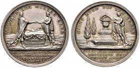 Nürnberg, Stadt. Weitere Marken und Medaillen. Silbermedaille 1792 von J.P. Werner, auf das 50-jährige Jubiläum der Hilfskasse der Angestellten im Han...