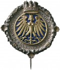 Nürnberg, Stadt. Weitere Marken und Medaillen. An einer Nadel tragbares, einseitiges Abzeichen o.J. (um 1900) des Magistrats-Collegiums von Lauer. Bro...