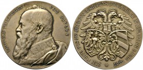 Nürnberg, Stadt. Weitere Marken und Medaillen. Matt vergoldete Silbermedaille 1907 von L.Chr. Lauer, auf die 100-Jahrfeier der Königlich Bayerischen B...