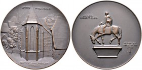 Nürnberg, Stadt. Weitere Marken und Medaillen. Bronzemedaille 1925 von August Hummel, auf das Heldengedächtnisdenkmal des Deutschen Sängerbundes und a...