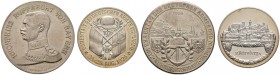 Nürnberg, Stadt. Weitere Marken und Medaillen. Lot (2 Stücke): Silbermedaille 1926 von L.Chr. Lauer, auf den Erinnerungstag der Armee und Marine. Stad...