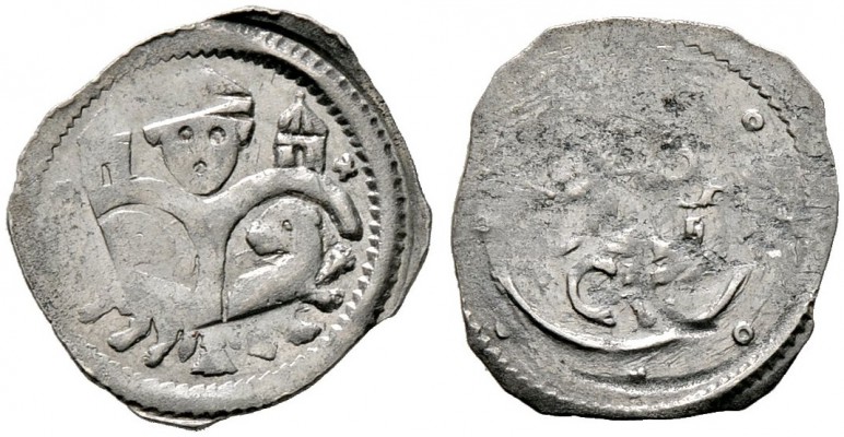 Passau, Bistum. Ulrich von Andechs bis Gebhard von Plain 1215-1221-1232. Pfennig...