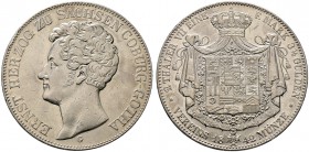 Sachsen-Coburg-Gotha. Ernst I. 1826-1844. Doppelter Vereinstaler 1842 G. AKS 70, J. 273, Thun 362, Kahnt 492.
 selten, kleine Kratzer und Randfehler,...