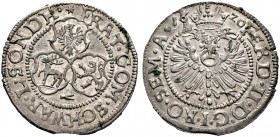 Schwarzburg-Sondershausen. Günther XLII., Anton Heinrich, Johann Günther II. und Christian Günther I. 1619-1631. Kipper-12 Kreuzer 1620 -Gehren-. Ein ...