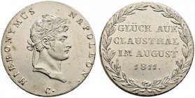 Westfalen, Königreich. Hieronymus Napoleon 1807-1813. 2/3 Ausbeutetaler (Konventionsausbeutegulden) 1811 -Kassel-. AKS 26, J. 18, Kahnt 558.
 kleine ...