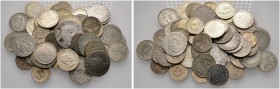 56 Stücke: BRANDENBURG-PREUSSEN. Kleinmünzen aus Silber vom Silbergroschen bis zum 18 Gröscher aus dem Zeitraum 16.-19. Jh.
 zumeist sehr schön