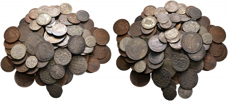 Ca. 330 Stücke: Kleinmünzen vom Kupferheller bis 10 Kreuzer aus Silber, Billon u...