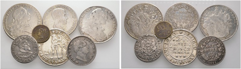 7 Stücke: BAYERN, Madonnentaler 1757 (bearbeitet) und 1772 A; BRAUNSCHWEIG-WOLFE...