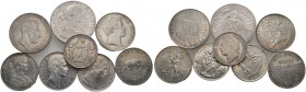 23 Stücke: SCHWALBACHTALER. ANHALT, Ausbeutetaler 1861; BADEN, Gulden 1863 auf das Landesschießen zu Mannheim; BAYERN, Doppelgulden 1848, Vereinstaler...