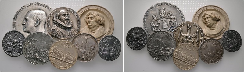 20 Stücke: NÜRNBERG. Medaillen vom 16.-20. Jh. in Silber, Bronze und Zinn. Dabei...