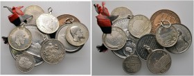13 Stücke: WÜRTTEMBERG. 1881 Landesgewerbeausstellung, 1893 Neckarbrücke, 1891 Tod König Karl, 1889 Regierungsjubiläum (2 verschiedene), 1896 Sängerbu...