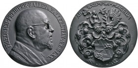 Medailleure. Mannert, Konrad (1883-1944). Eisengussmedaille 1942. Auf den 70. Geburtstag von Friedrich Freiherr Haller von Hallerstein. Dessen Büste n...