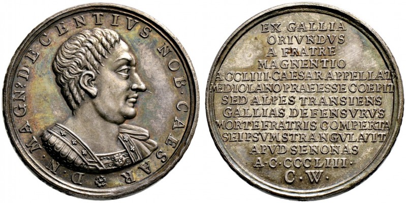 Medailleure. Wermuth, Christian (1661-1739). Silberne Suitenmedaille o.J. auf de...