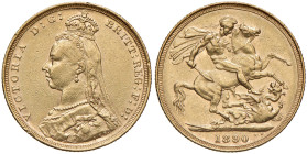 AUSTRALIA Vittoria (1837-1901) Sterlina 1890 S - S. 3868B AU
BB+/SPL