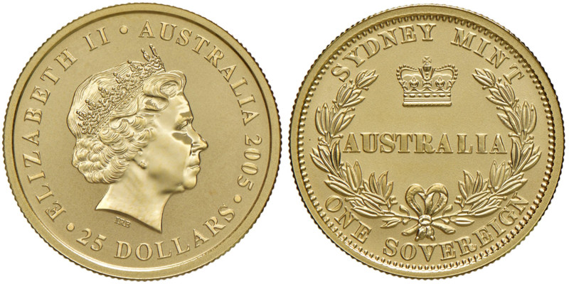 AUSTRALIA Elisabetta II (1952-2022) Sterlina 2005 - KM. 868 AU
PROOF