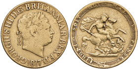 INGHILTERRA Giorgio III (1760-1820) Sterlina 1817 - S. 3785 AU RR
MB/qBB