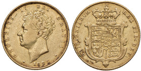 INGHILTERRA Giorgio IV (1820-1830) Sterlina 1825 - S. 3801 AU RR
BB