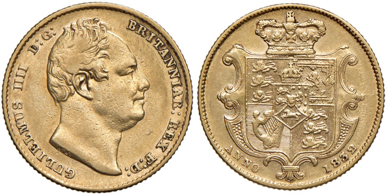 INGHILTERRA Guglielmo IV (1830-1837) Sterlina 1832 - S. 3829B AU RR
BB/BB+